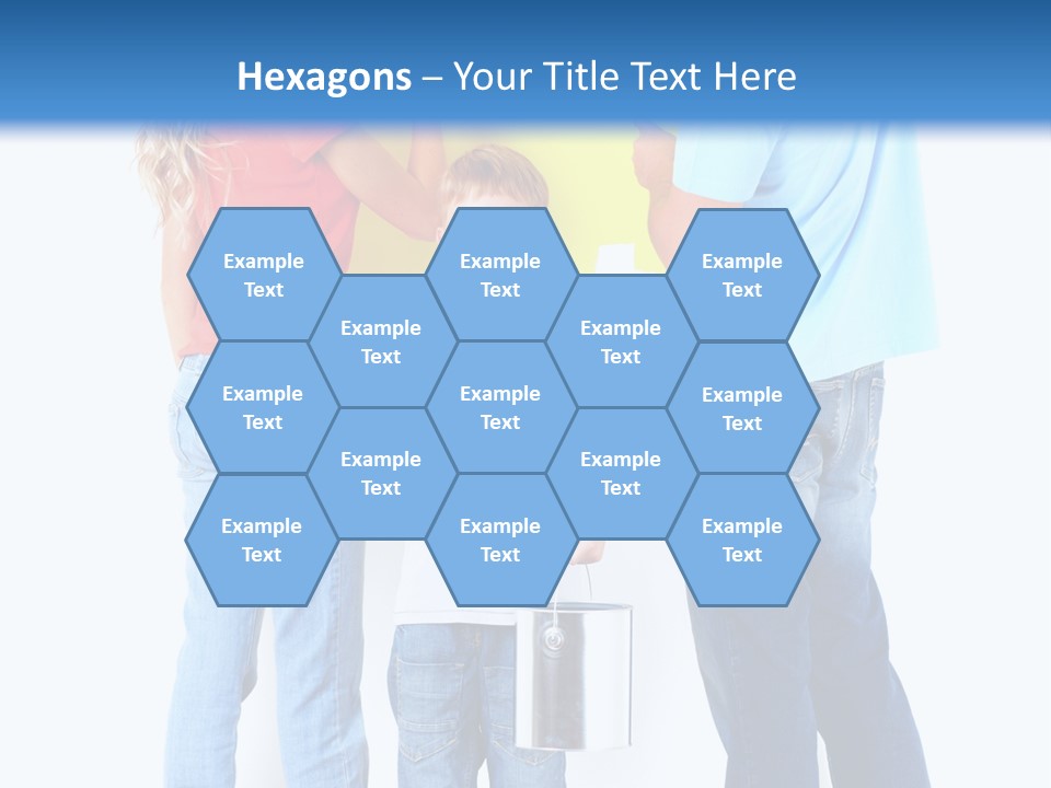 Paintbrush Couple Smile PowerPoint Template