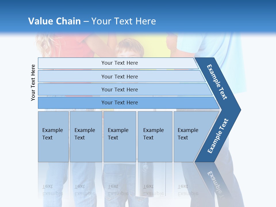 Paintbrush Couple Smile PowerPoint Template