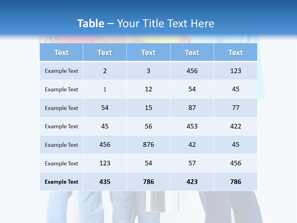 Paintbrush Couple Smile PowerPoint Template