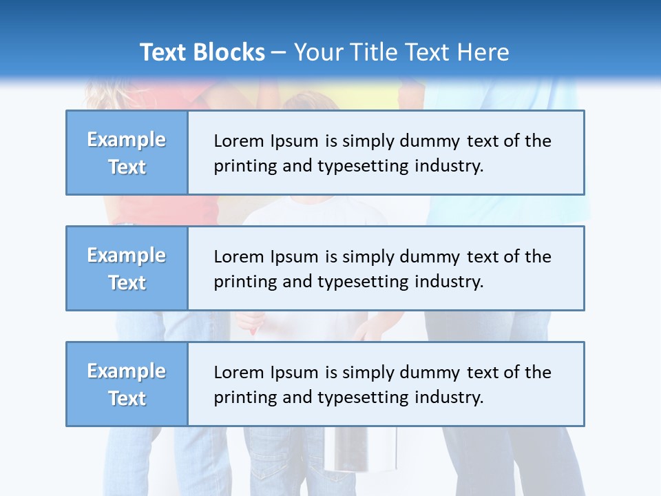 Paintbrush Couple Smile PowerPoint Template