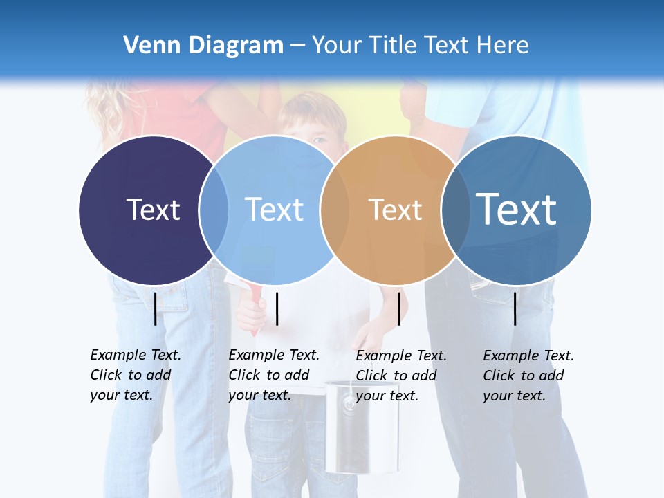 Paintbrush Couple Smile PowerPoint Template