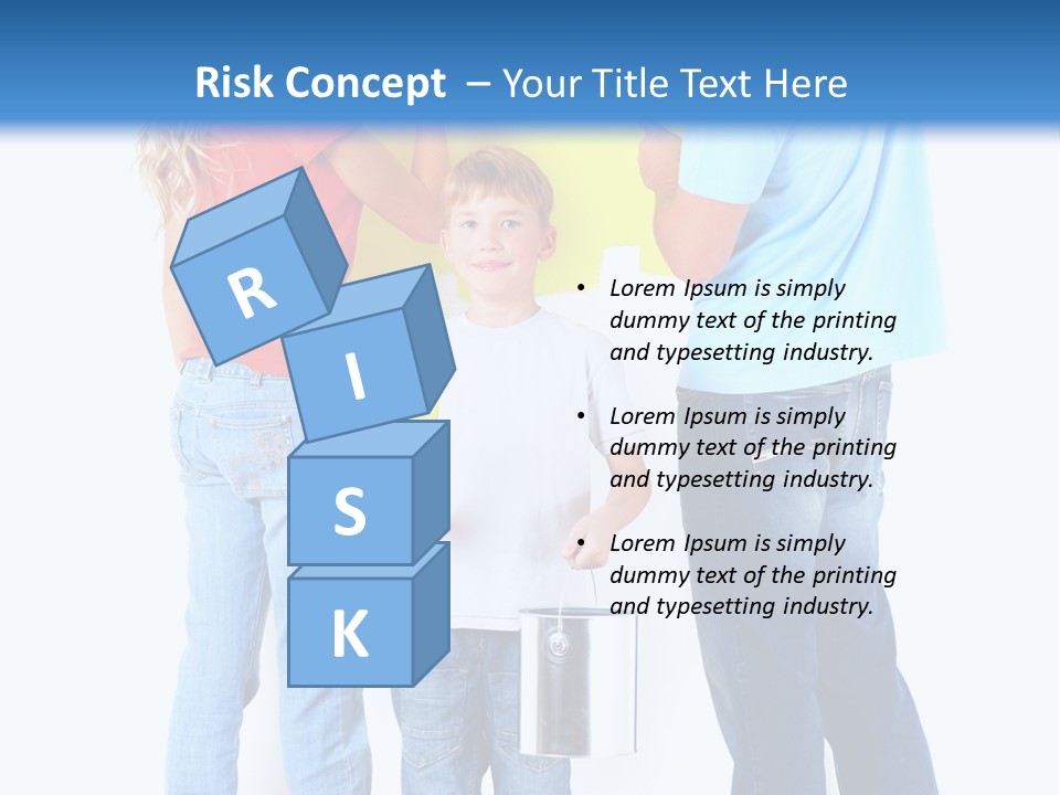 Paintbrush Couple Smile PowerPoint Template