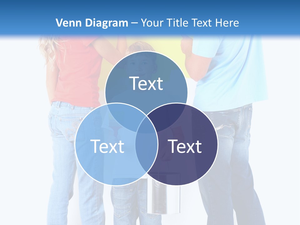 Paintbrush Couple Smile PowerPoint Template