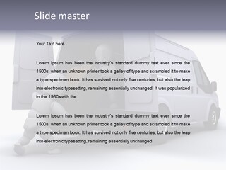 Carton Messenger Removal PowerPoint Template