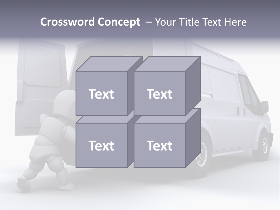 Carton Messenger Removal PowerPoint Template