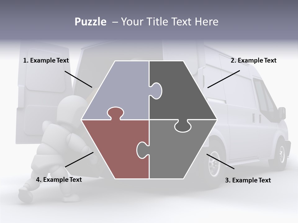 Carton Messenger Removal PowerPoint Template