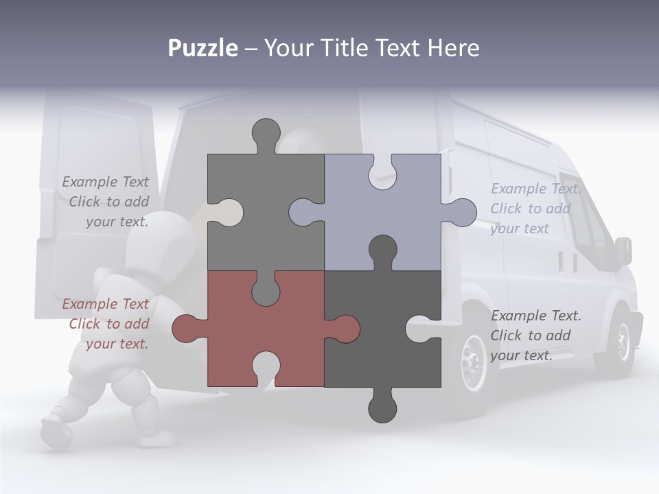 Carton Messenger Removal PowerPoint Template