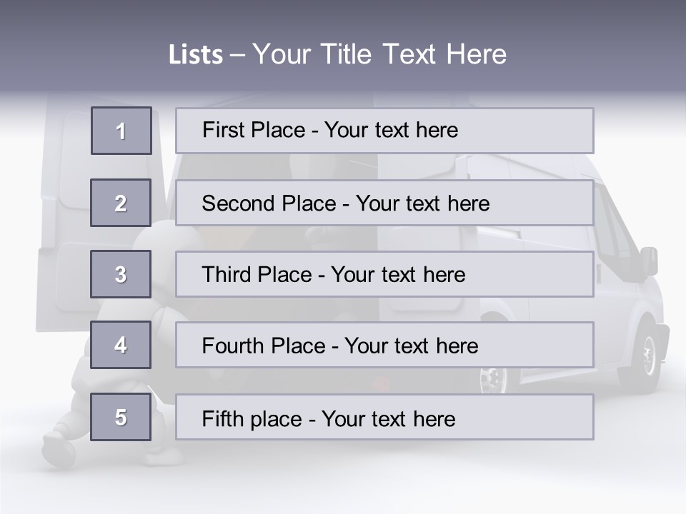 Carton Messenger Removal PowerPoint Template