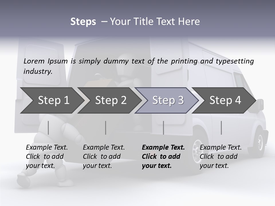 Carton Messenger Removal PowerPoint Template