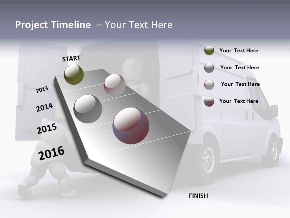 Carton Messenger Removal PowerPoint Template
