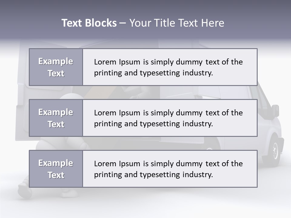 Carton Messenger Removal PowerPoint Template