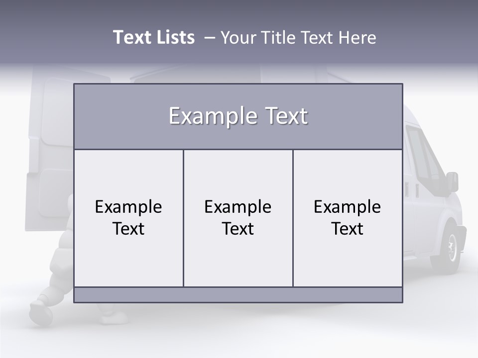 Carton Messenger Removal PowerPoint Template