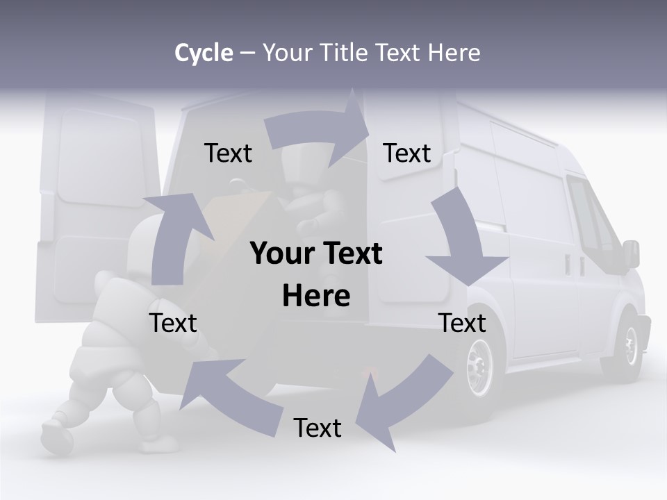 Carton Messenger Removal PowerPoint Template