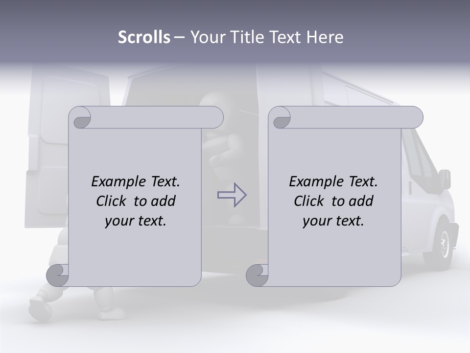 Carton Messenger Removal PowerPoint Template