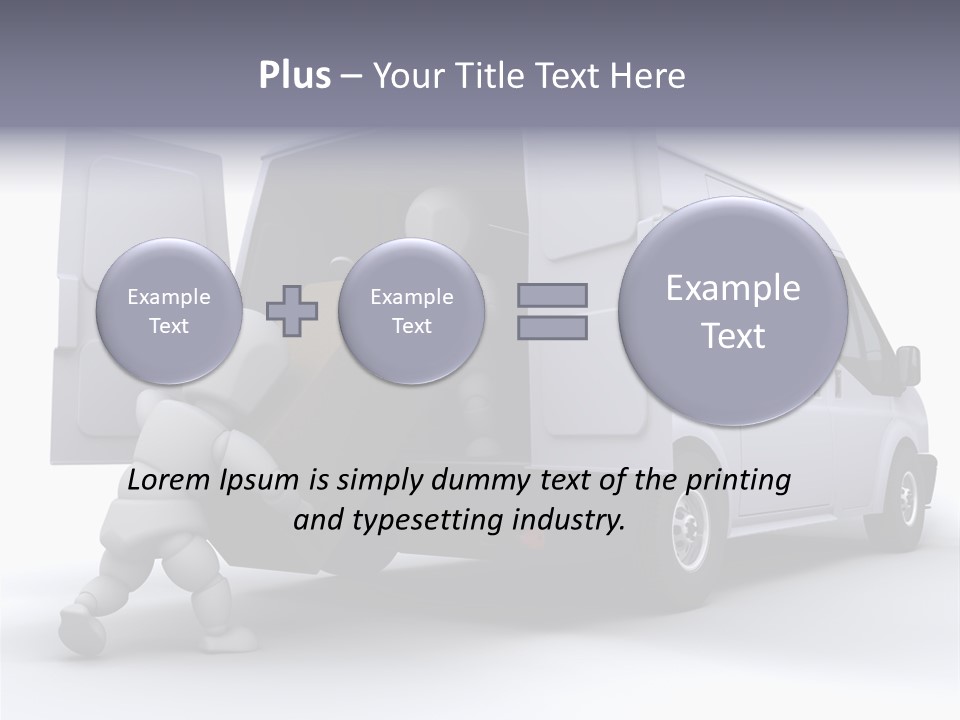 Carton Messenger Removal PowerPoint Template