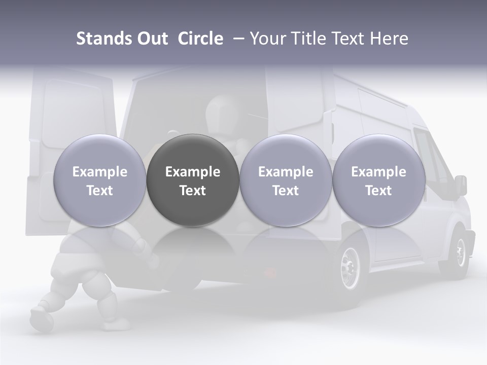 Carton Messenger Removal PowerPoint Template