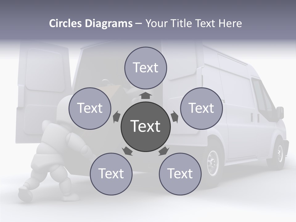 Carton Messenger Removal PowerPoint Template
