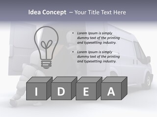 Carton Messenger Removal PowerPoint Template