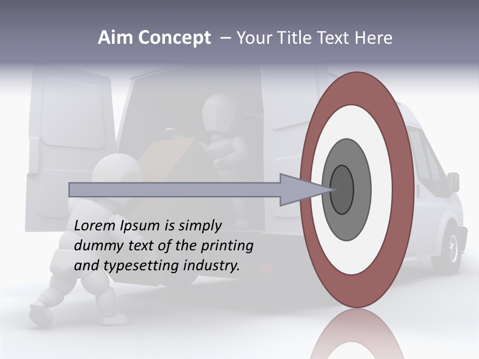 Carton Messenger Removal PowerPoint Template
