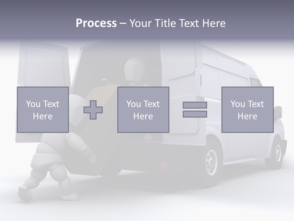 Carton Messenger Removal PowerPoint Template