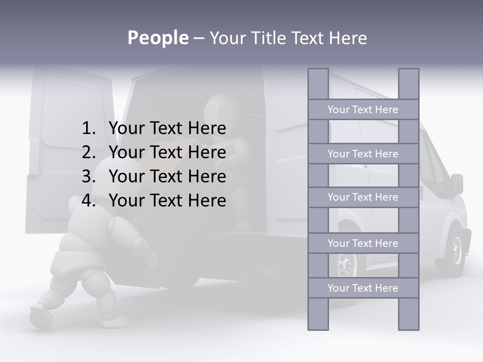 Carton Messenger Removal PowerPoint Template