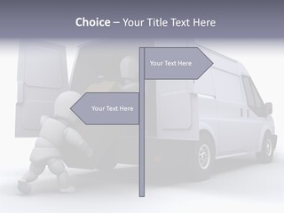 Carton Messenger Removal PowerPoint Template