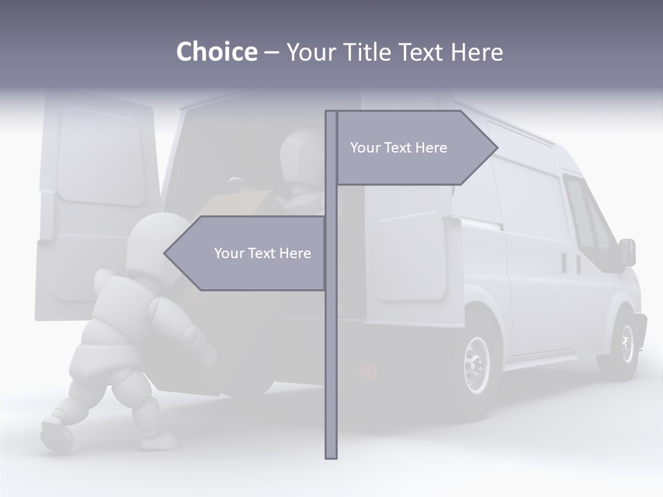 Carton Messenger Removal PowerPoint Template