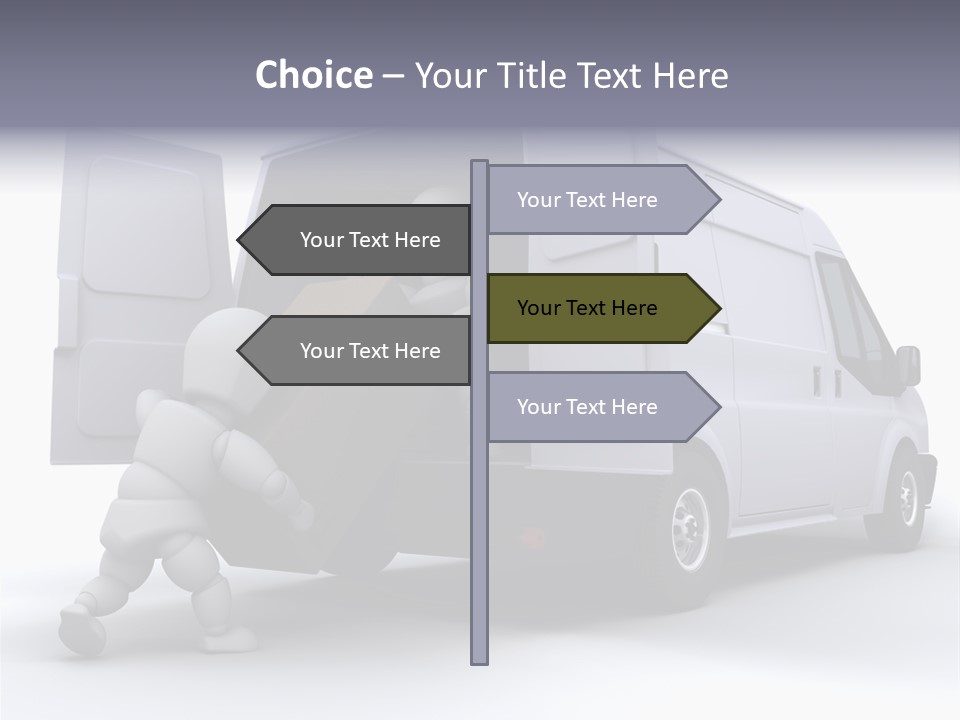 Carton Messenger Removal PowerPoint Template