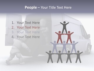 Carton Messenger Removal PowerPoint Template