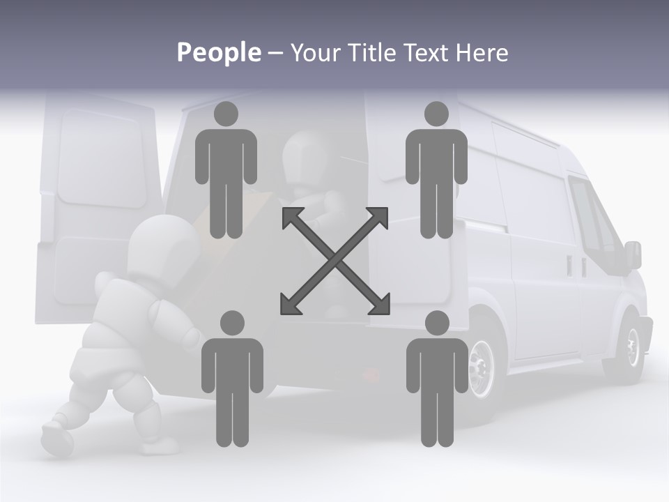 Carton Messenger Removal PowerPoint Template