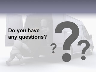 Carton Messenger Removal PowerPoint Template