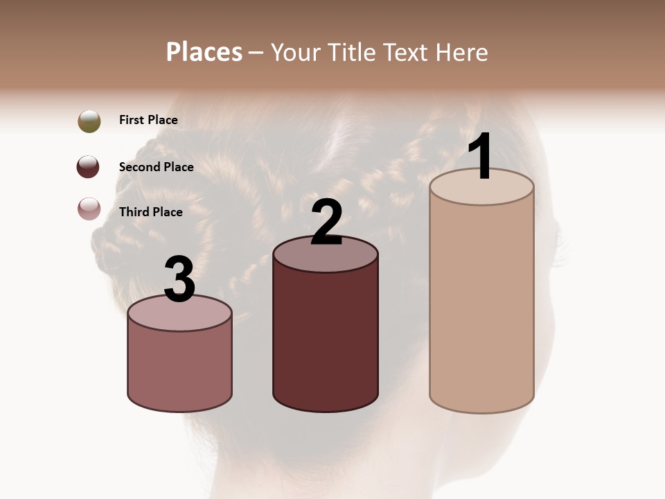 Hairstyle Hair Female PowerPoint Template