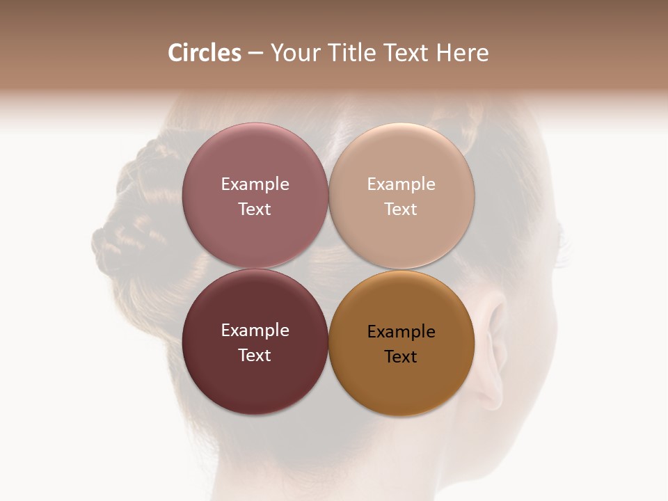 Hairstyle Hair Female PowerPoint Template