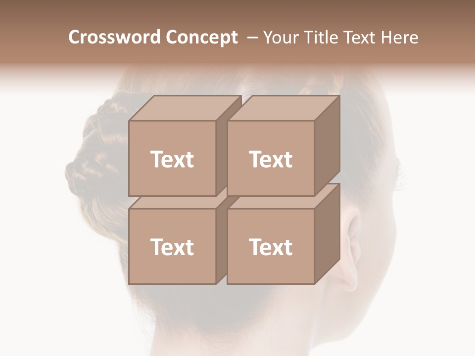 Hairstyle Hair Female PowerPoint Template