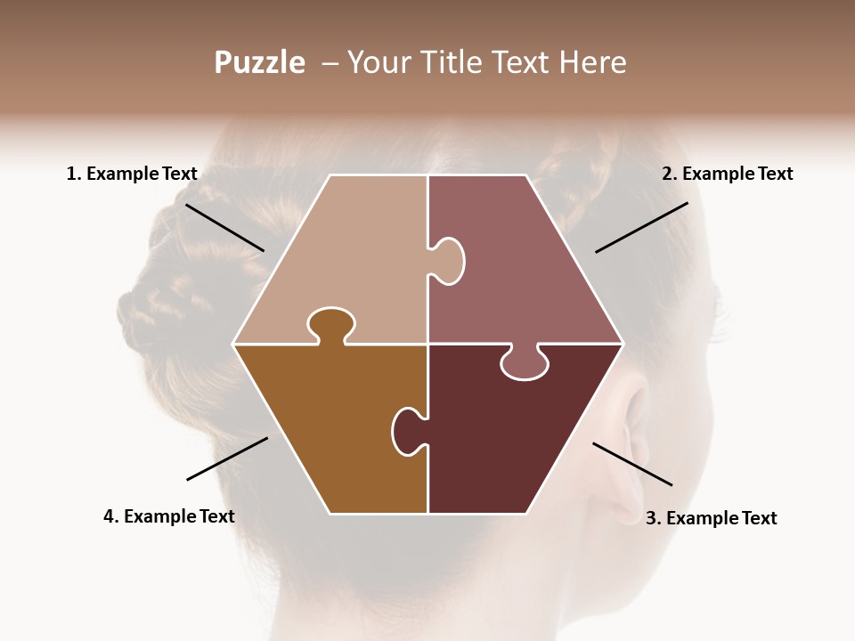 Hairstyle Hair Female PowerPoint Template