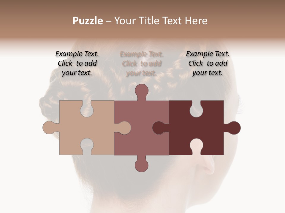 Hairstyle Hair Female PowerPoint Template