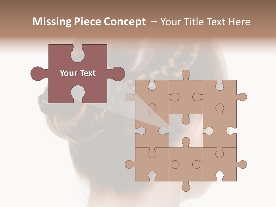 Hairstyle Hair Female PowerPoint Template