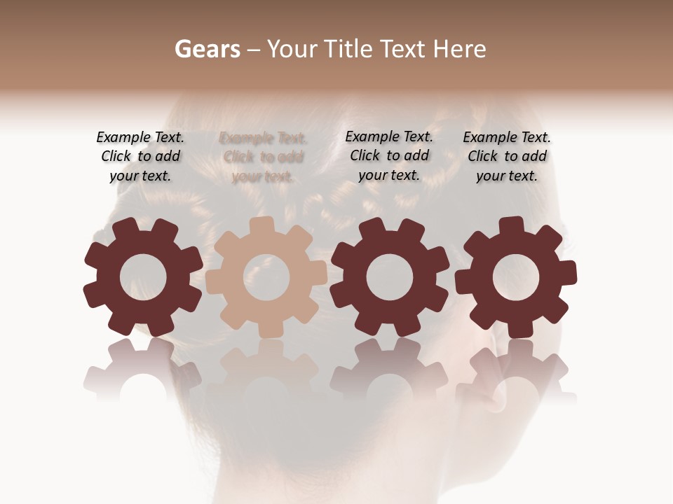 Hairstyle Hair Female PowerPoint Template