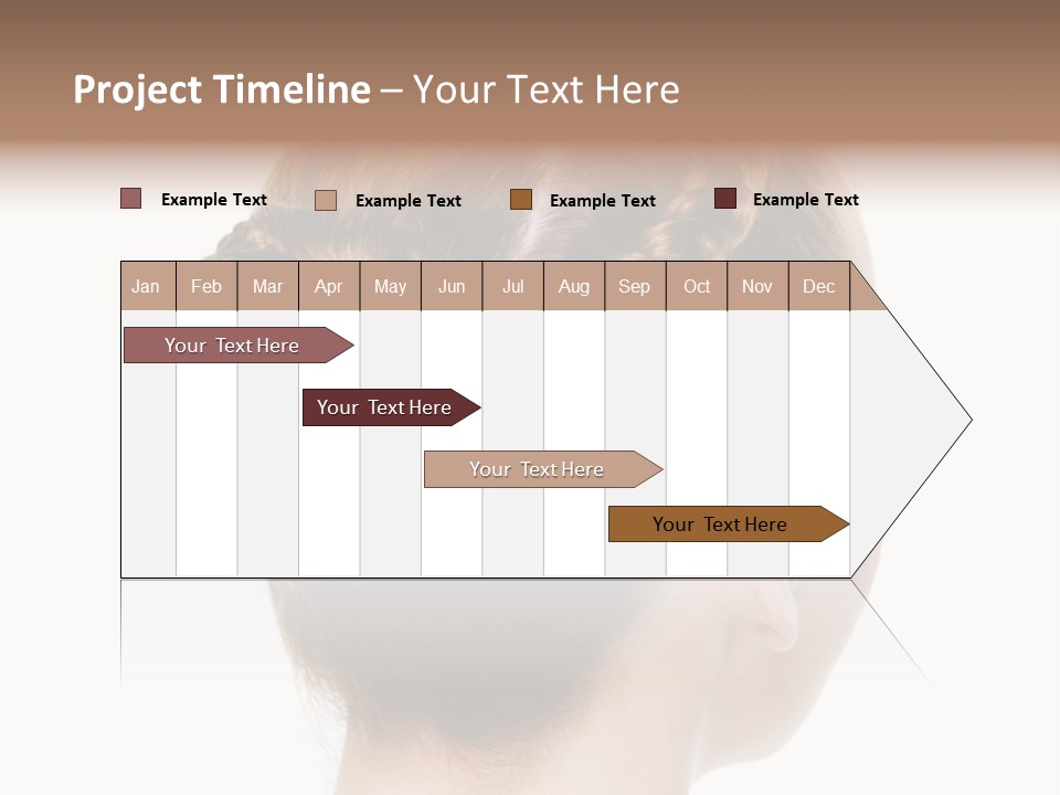 Hairstyle Hair Female PowerPoint Template