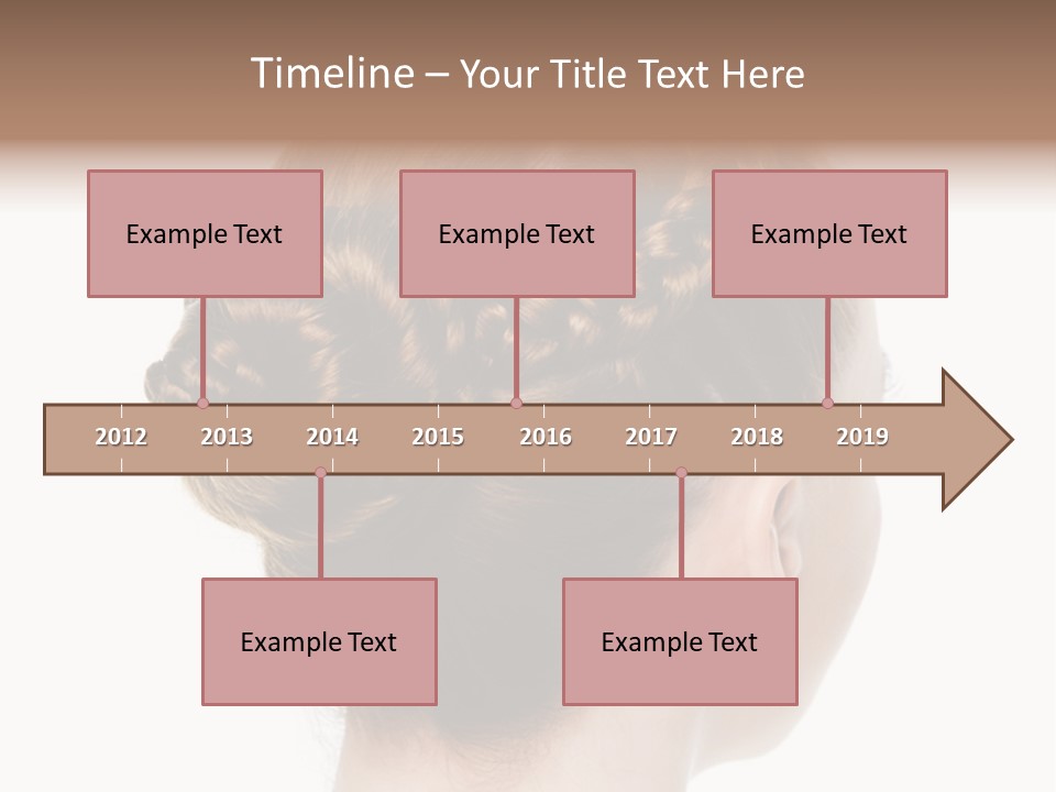 Hairstyle Hair Female PowerPoint Template