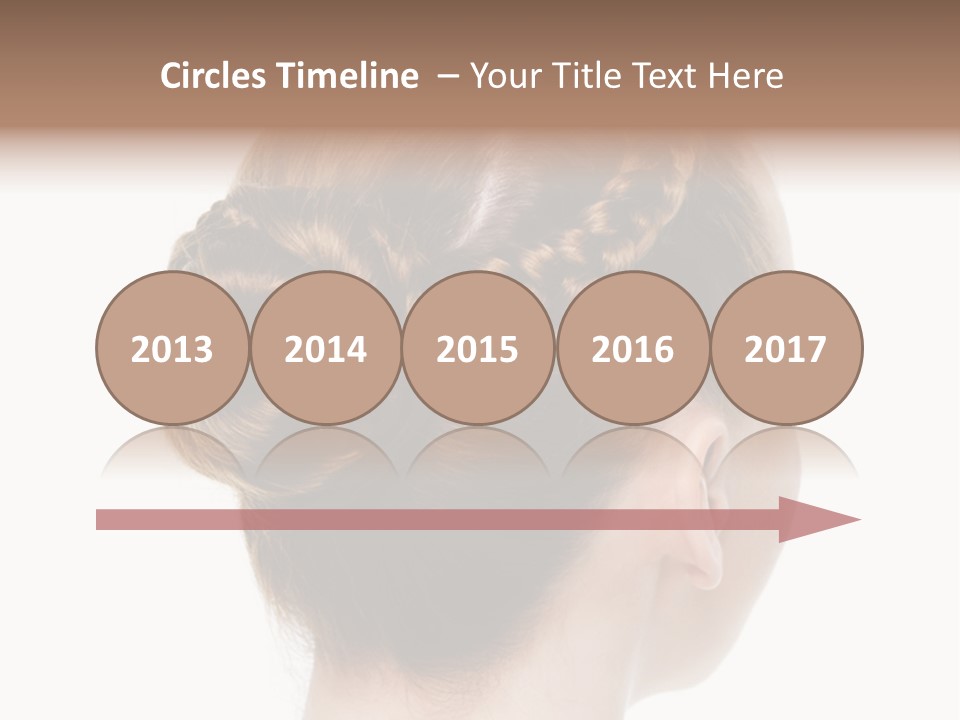 Hairstyle Hair Female PowerPoint Template