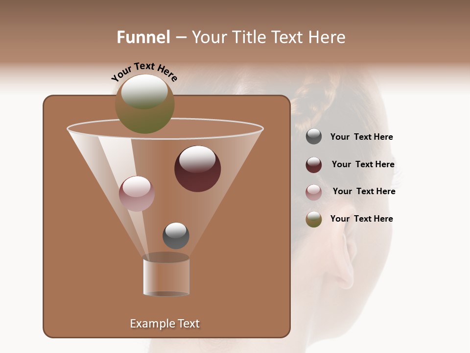 Hairstyle Hair Female PowerPoint Template