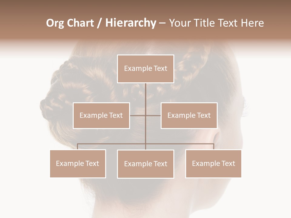 Hairstyle Hair Female PowerPoint Template