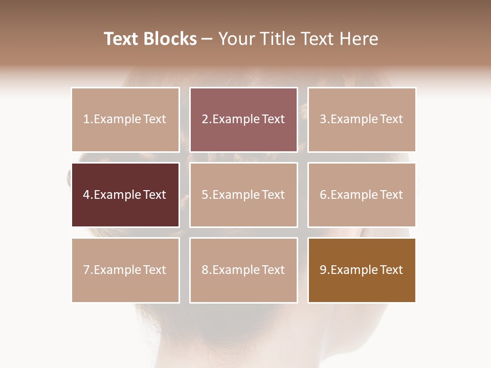 Hairstyle Hair Female PowerPoint Template