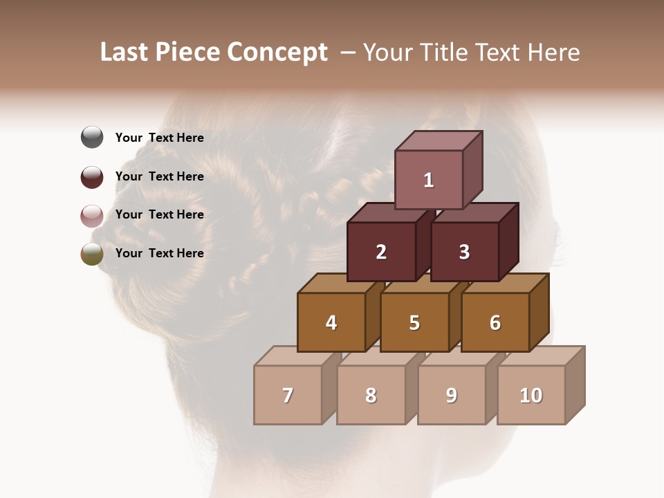 Hairstyle Hair Female PowerPoint Template