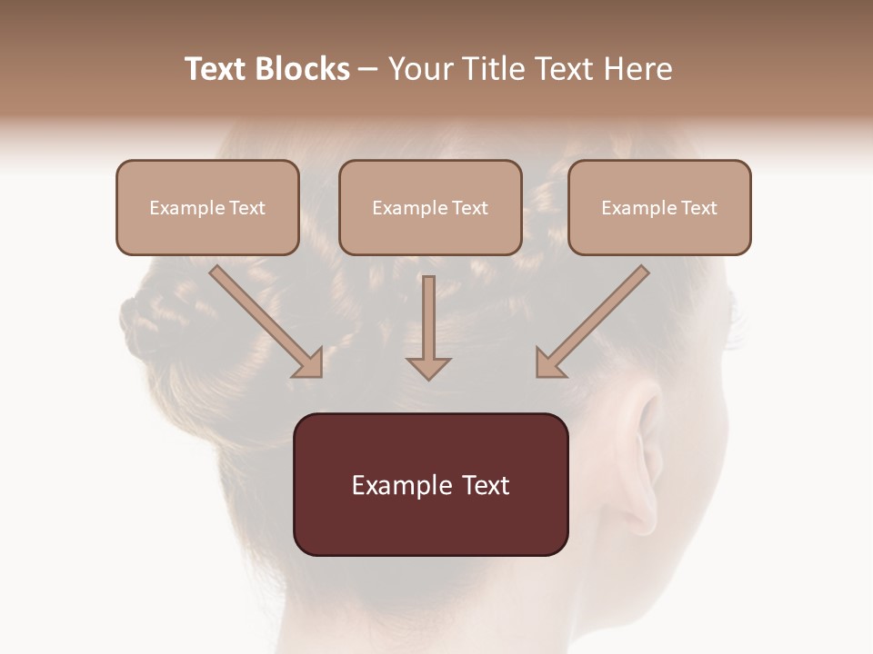 Hairstyle Hair Female PowerPoint Template