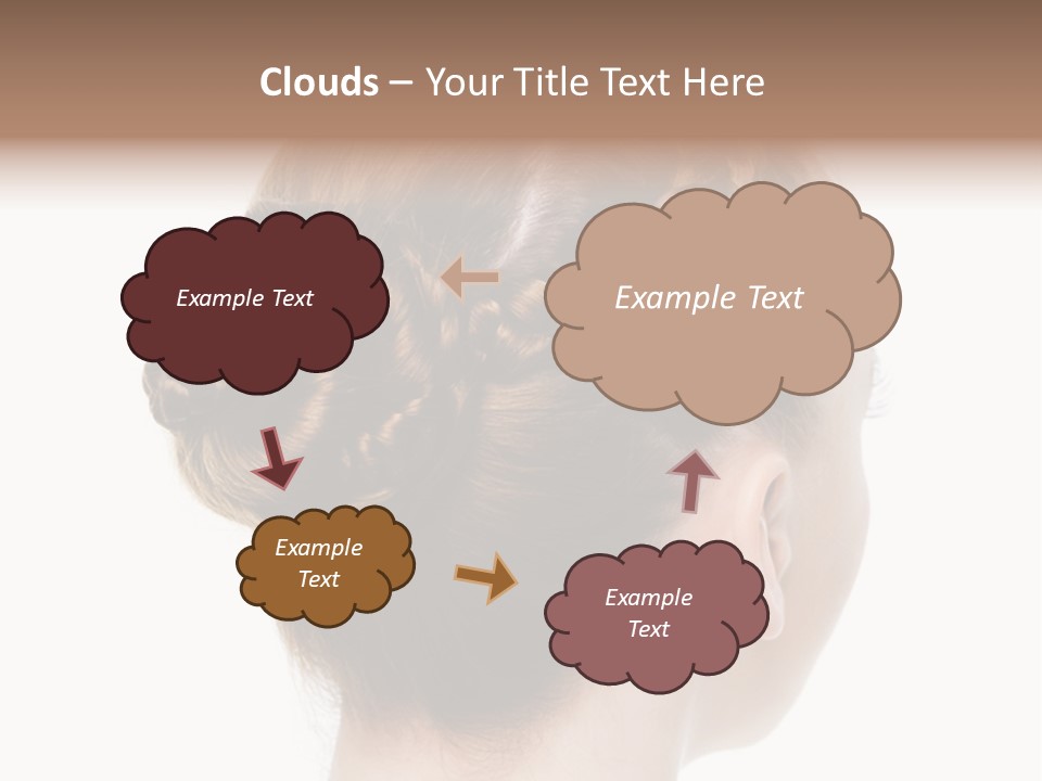 Hairstyle Hair Female PowerPoint Template