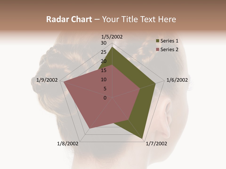 Hairstyle Hair Female PowerPoint Template