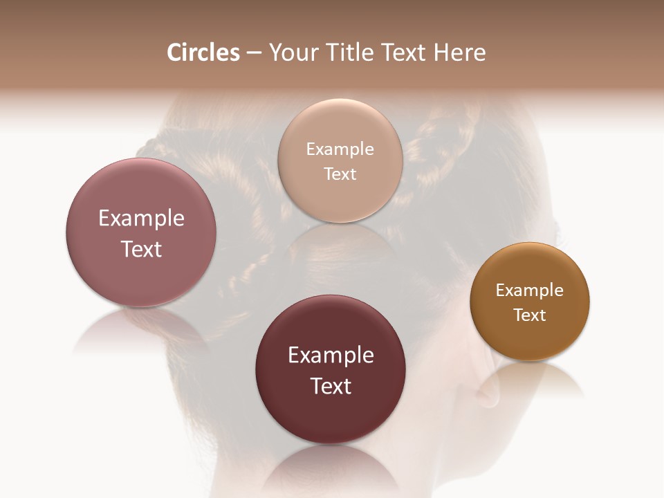 Hairstyle Hair Female PowerPoint Template