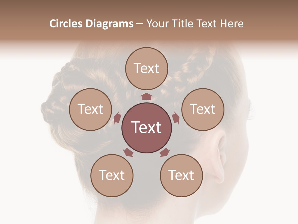 Hairstyle Hair Female PowerPoint Template